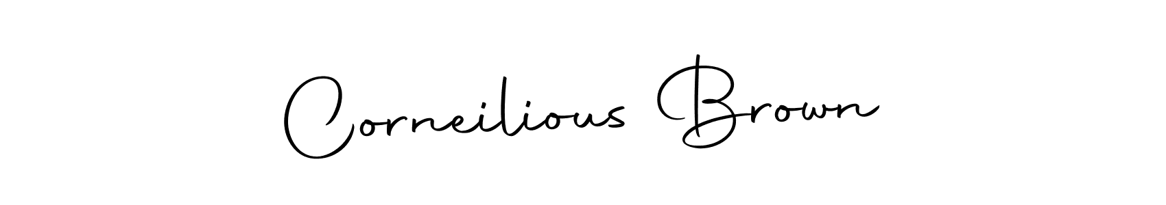 Autography-DOLnW is a professional signature style that is perfect for those who want to add a touch of class to their signature. It is also a great choice for those who want to make their signature more unique. Get Corneilious Brown name to fancy signature for free. Corneilious Brown signature style 10 images and pictures png