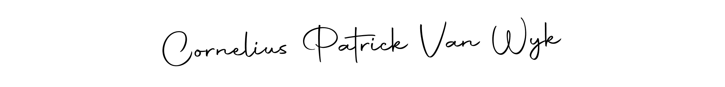 Cornelius Patrick Van Wyk stylish signature style. Best Handwritten Sign (Autography-DOLnW) for my name. Handwritten Signature Collection Ideas for my name Cornelius Patrick Van Wyk. Cornelius Patrick Van Wyk signature style 10 images and pictures png