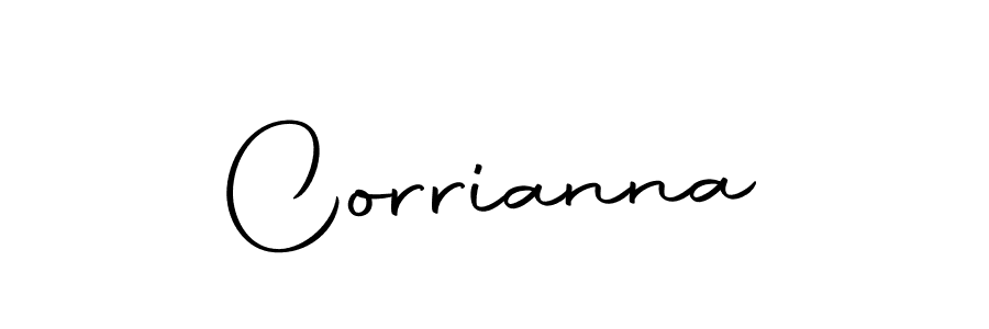 The best way (Autography-DOLnW) to make a short signature is to pick only two or three words in your name. The name Corrianna include a total of six letters. For converting this name. Corrianna signature style 10 images and pictures png