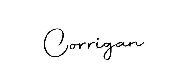 How to make Corrigan name signature. Use Autography-DOLnW style for creating short signs online. This is the latest handwritten sign. Corrigan signature style 10 images and pictures png