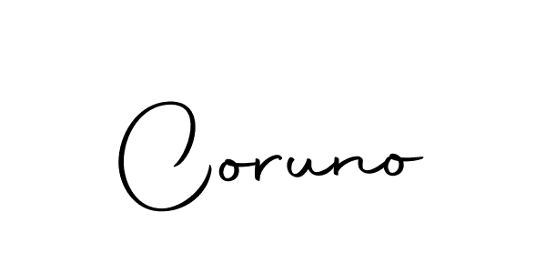 Make a beautiful signature design for name Coruno. With this signature (Autography-DOLnW) style, you can create a handwritten signature for free. Coruno signature style 10 images and pictures png