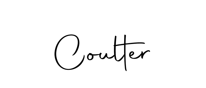 Create a beautiful signature design for name Coulter. With this signature (Autography-DOLnW) fonts, you can make a handwritten signature for free. Coulter signature style 10 images and pictures png