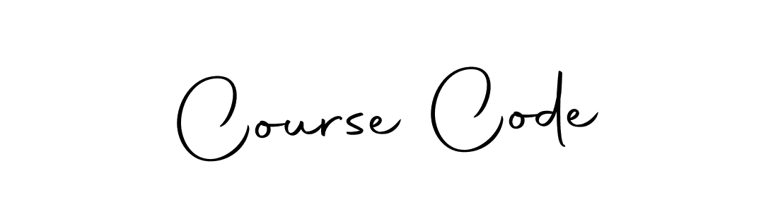 Make a beautiful signature design for name Course Code. With this signature (Autography-DOLnW) style, you can create a handwritten signature for free. Course Code signature style 10 images and pictures png