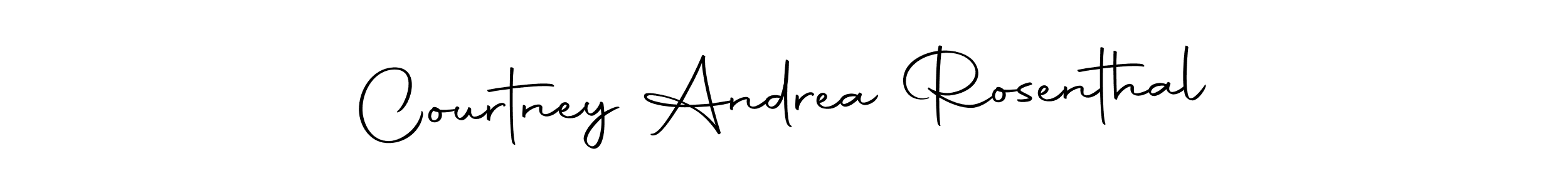 Design your own signature with our free online signature maker. With this signature software, you can create a handwritten (Autography-DOLnW) signature for name Courtney Andrea Rosenthal. Courtney Andrea Rosenthal signature style 10 images and pictures png