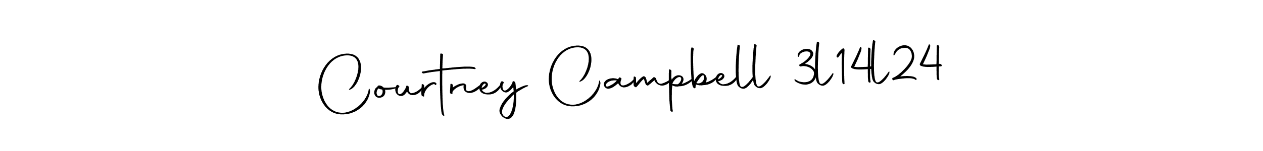 How to make Courtney Campbell 3l14l24 signature? Autography-DOLnW is a professional autograph style. Create handwritten signature for Courtney Campbell 3l14l24 name. Courtney Campbell 3l14l24 signature style 10 images and pictures png