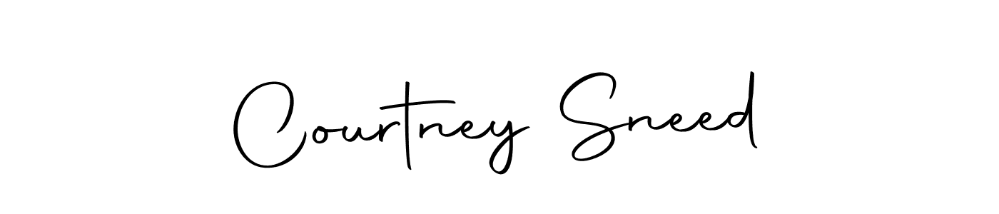 Courtney Sneed stylish signature style. Best Handwritten Sign (Autography-DOLnW) for my name. Handwritten Signature Collection Ideas for my name Courtney Sneed. Courtney Sneed signature style 10 images and pictures png