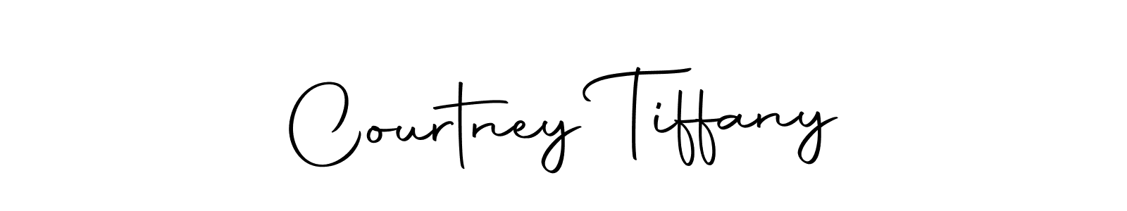 Make a beautiful signature design for name Courtney Tiffany. Use this online signature maker to create a handwritten signature for free. Courtney Tiffany signature style 10 images and pictures png