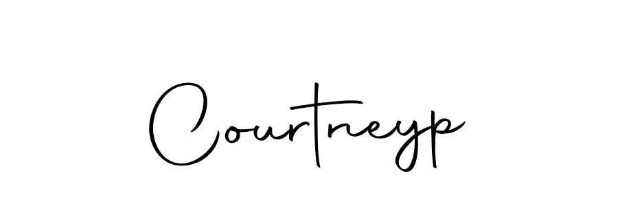 Make a beautiful signature design for name Courtneyp. With this signature (Autography-DOLnW) style, you can create a handwritten signature for free. Courtneyp signature style 10 images and pictures png