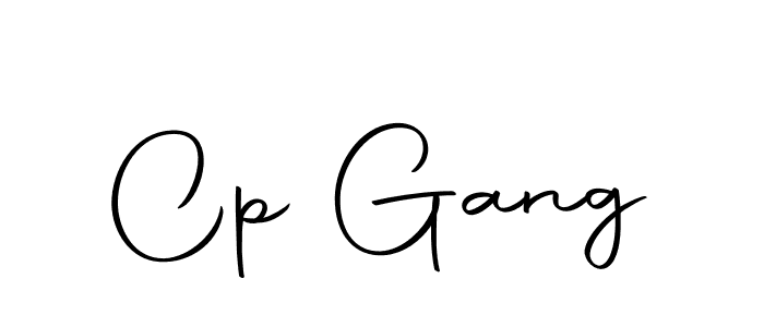Create a beautiful signature design for name Cp Gang. With this signature (Autography-DOLnW) fonts, you can make a handwritten signature for free. Cp Gang signature style 10 images and pictures png