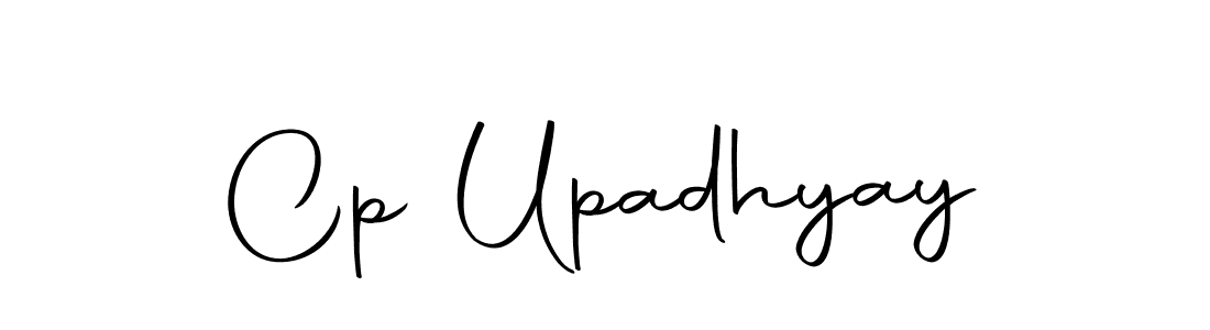 Create a beautiful signature design for name Cp Upadhyay. With this signature (Autography-DOLnW) fonts, you can make a handwritten signature for free. Cp Upadhyay signature style 10 images and pictures png