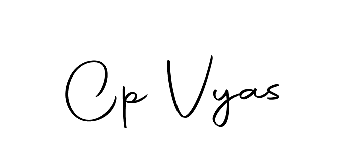 Make a beautiful signature design for name Cp Vyas. Use this online signature maker to create a handwritten signature for free. Cp Vyas signature style 10 images and pictures png