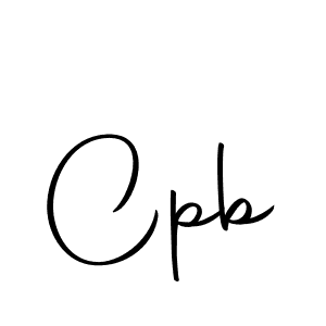 Design your own signature with our free online signature maker. With this signature software, you can create a handwritten (Autography-DOLnW) signature for name Cpb. Cpb signature style 10 images and pictures png