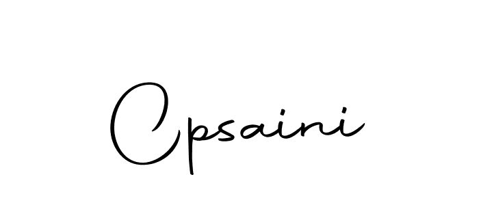 The best way (Autography-DOLnW) to make a short signature is to pick only two or three words in your name. The name Cpsaini include a total of six letters. For converting this name. Cpsaini signature style 10 images and pictures png