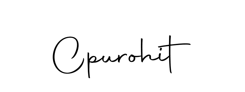 Design your own signature with our free online signature maker. With this signature software, you can create a handwritten (Autography-DOLnW) signature for name Cpurohit. Cpurohit signature style 10 images and pictures png