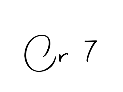 Design your own signature with our free online signature maker. With this signature software, you can create a handwritten (Autography-DOLnW) signature for name Cr 7. Cr 7 signature style 10 images and pictures png