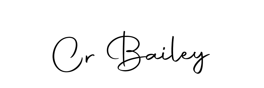 Create a beautiful signature design for name Cr Bailey. With this signature (Autography-DOLnW) fonts, you can make a handwritten signature for free. Cr Bailey signature style 10 images and pictures png