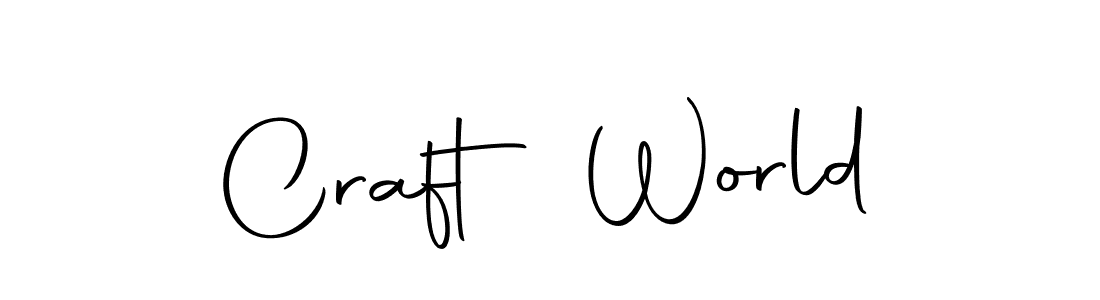 How to make Craft World name signature. Use Autography-DOLnW style for creating short signs online. This is the latest handwritten sign. Craft World signature style 10 images and pictures png