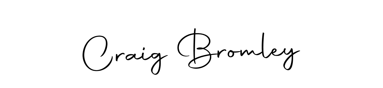 Design your own signature with our free online signature maker. With this signature software, you can create a handwritten (Autography-DOLnW) signature for name Craig Bromley. Craig Bromley signature style 10 images and pictures png
