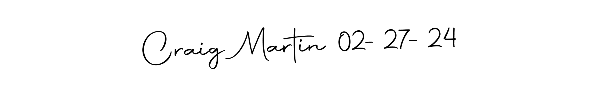 Use a signature maker to create a handwritten signature online. With this signature software, you can design (Autography-DOLnW) your own signature for name Craig Martin 02-27-24. Craig Martin 02-27-24 signature style 10 images and pictures png