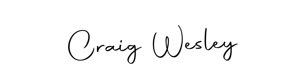 You should practise on your own different ways (Autography-DOLnW) to write your name (Craig Wesley) in signature. don't let someone else do it for you. Craig Wesley signature style 10 images and pictures png