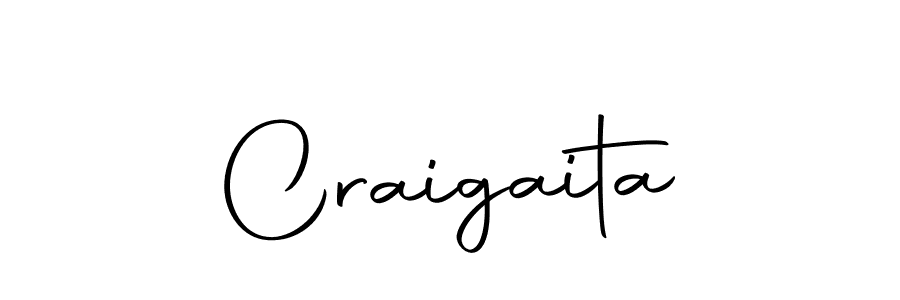 Create a beautiful signature design for name Craigaita. With this signature (Autography-DOLnW) fonts, you can make a handwritten signature for free. Craigaita signature style 10 images and pictures png