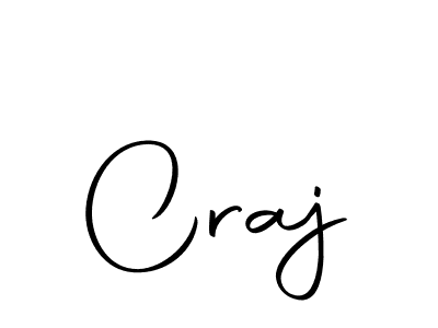 Create a beautiful signature design for name Craj. With this signature (Autography-DOLnW) fonts, you can make a handwritten signature for free. Craj signature style 10 images and pictures png