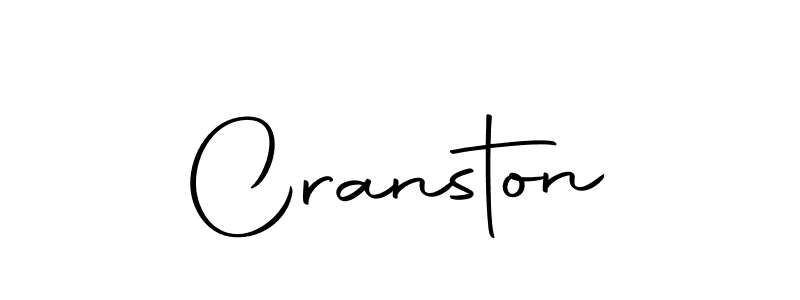 How to make Cranston name signature. Use Autography-DOLnW style for creating short signs online. This is the latest handwritten sign. Cranston signature style 10 images and pictures png