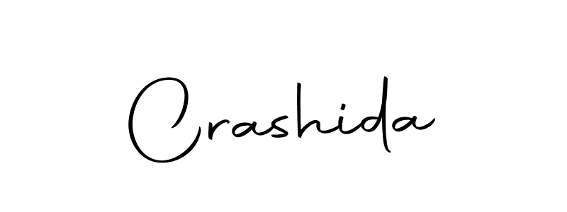 Use a signature maker to create a handwritten signature online. With this signature software, you can design (Autography-DOLnW) your own signature for name Crashida. Crashida signature style 10 images and pictures png