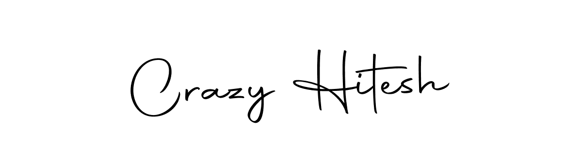 Use a signature maker to create a handwritten signature online. With this signature software, you can design (Autography-DOLnW) your own signature for name Crazy Hitesh. Crazy Hitesh signature style 10 images and pictures png