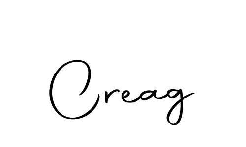 How to make Creag signature? Autography-DOLnW is a professional autograph style. Create handwritten signature for Creag name. Creag signature style 10 images and pictures png
