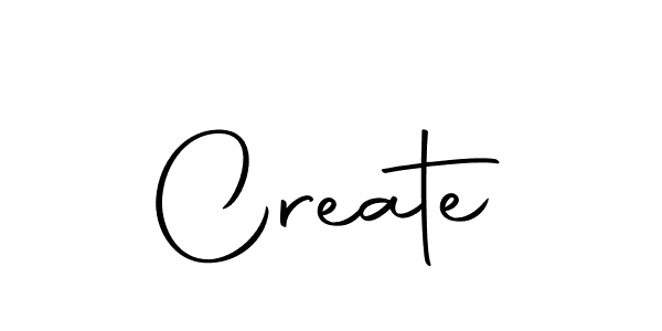 How to make Create signature? Autography-DOLnW is a professional autograph style. Create handwritten signature for Create name. Create signature style 10 images and pictures png