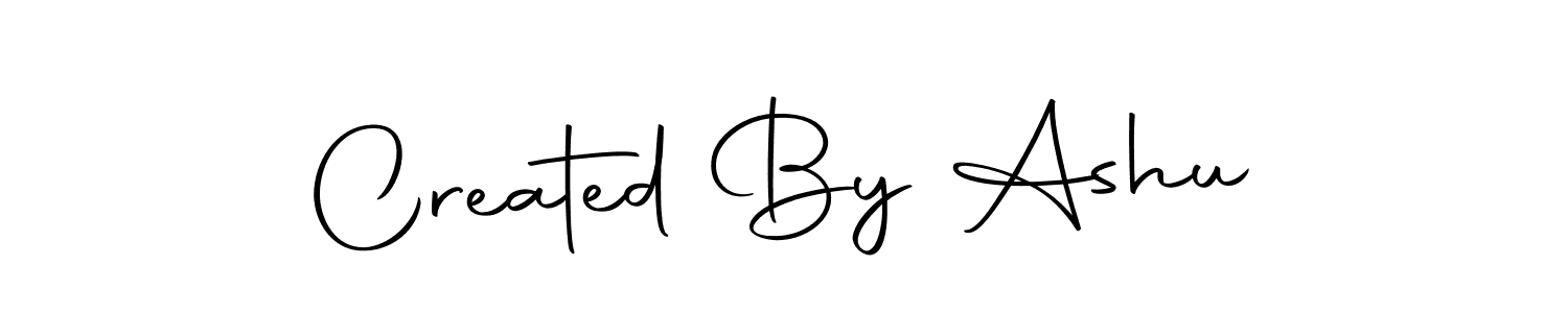 Use a signature maker to create a handwritten signature online. With this signature software, you can design (Autography-DOLnW) your own signature for name Created By Ashu. Created By Ashu signature style 10 images and pictures png