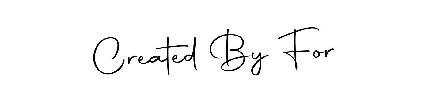 Create a beautiful signature design for name Created By For. With this signature (Autography-DOLnW) fonts, you can make a handwritten signature for free. Created By For signature style 10 images and pictures png