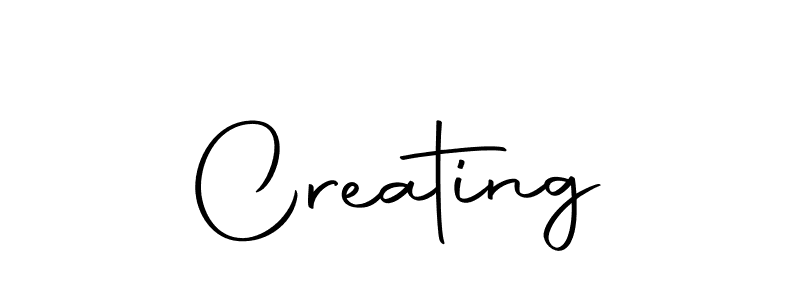 The best way (Autography-DOLnW) to make a short signature is to pick only two or three words in your name. The name Creating include a total of six letters. For converting this name. Creating signature style 10 images and pictures png