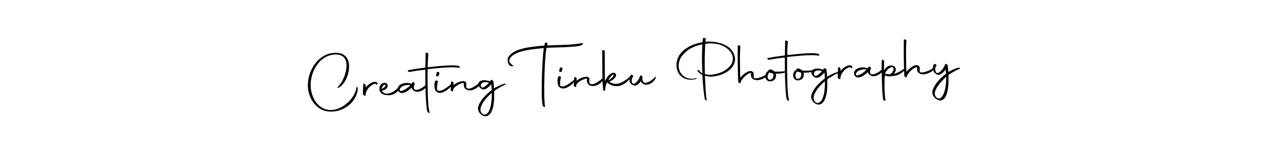 Design your own signature with our free online signature maker. With this signature software, you can create a handwritten (Autography-DOLnW) signature for name Creating Tinku Photography. Creating Tinku Photography signature style 10 images and pictures png