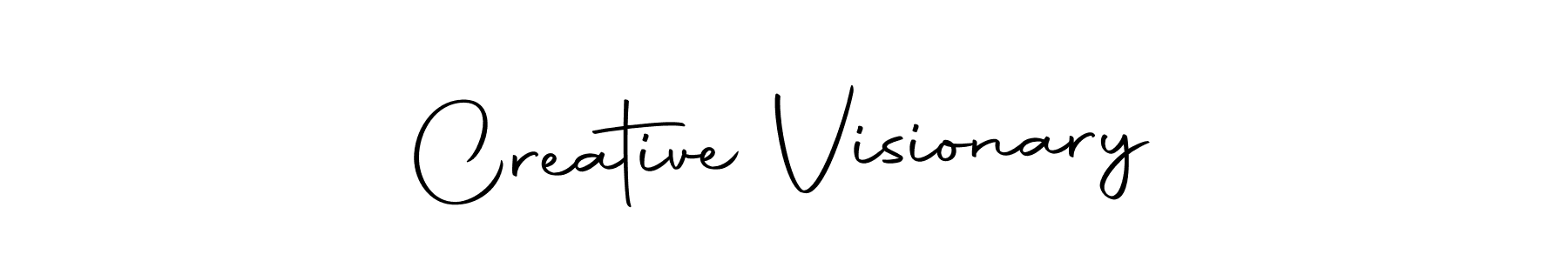 Make a beautiful signature design for name Creative Visionary. Use this online signature maker to create a handwritten signature for free. Creative Visionary signature style 10 images and pictures png