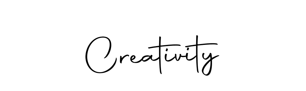 How to make Creativity name signature. Use Autography-DOLnW style for creating short signs online. This is the latest handwritten sign. Creativity signature style 10 images and pictures png