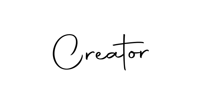 Here are the top 10 professional signature styles for the name Creator. These are the best autograph styles you can use for your name. Creator signature style 10 images and pictures png