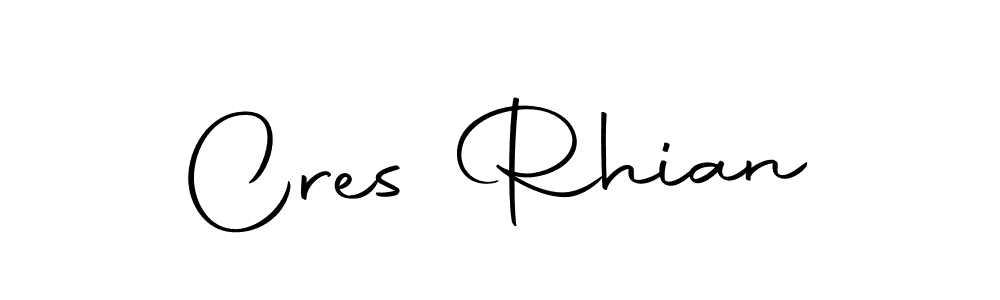 How to make Cres Rhian signature? Autography-DOLnW is a professional autograph style. Create handwritten signature for Cres Rhian name. Cres Rhian signature style 10 images and pictures png