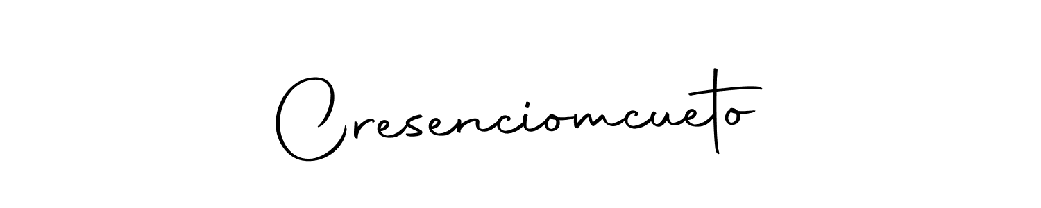 Here are the top 10 professional signature styles for the name Cresenciomcueto. These are the best autograph styles you can use for your name. Cresenciomcueto signature style 10 images and pictures png