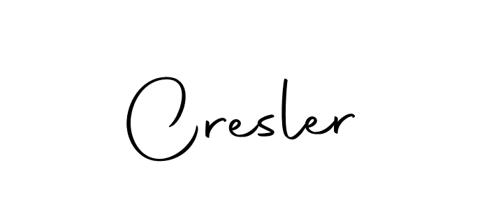 How to make Cresler signature? Autography-DOLnW is a professional autograph style. Create handwritten signature for Cresler name. Cresler signature style 10 images and pictures png