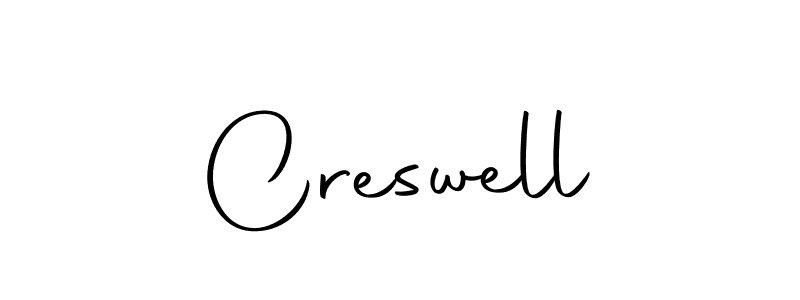 Design your own signature with our free online signature maker. With this signature software, you can create a handwritten (Autography-DOLnW) signature for name Creswell. Creswell signature style 10 images and pictures png