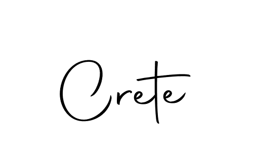 You should practise on your own different ways (Autography-DOLnW) to write your name (Crete) in signature. don't let someone else do it for you. Crete signature style 10 images and pictures png