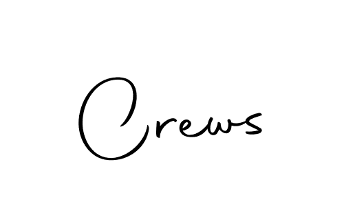 How to make Crews signature? Autography-DOLnW is a professional autograph style. Create handwritten signature for Crews name. Crews signature style 10 images and pictures png