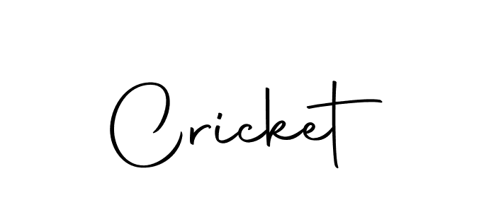 Design your own signature with our free online signature maker. With this signature software, you can create a handwritten (Autography-DOLnW) signature for name Cricket. Cricket signature style 10 images and pictures png