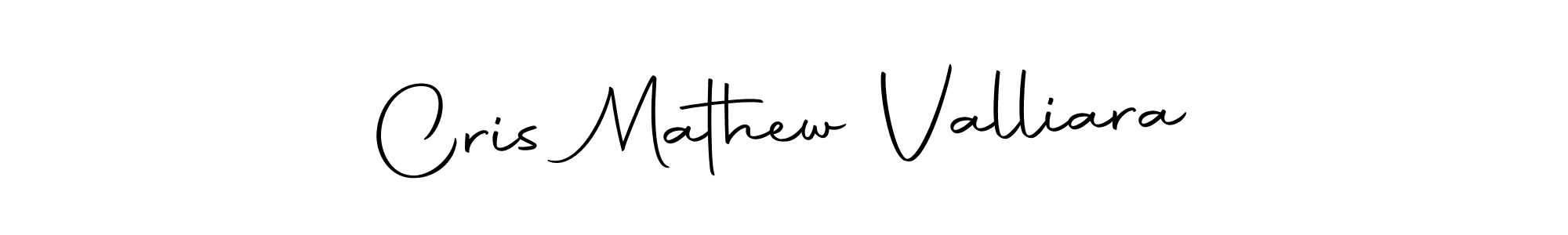 Use a signature maker to create a handwritten signature online. With this signature software, you can design (Autography-DOLnW) your own signature for name Cris Mathew Valliara. Cris Mathew Valliara signature style 10 images and pictures png