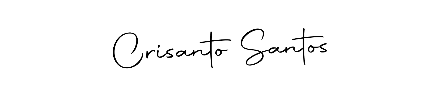 Make a short Crisanto Santos signature style. Manage your documents anywhere anytime using Autography-DOLnW. Create and add eSignatures, submit forms, share and send files easily. Crisanto Santos signature style 10 images and pictures png