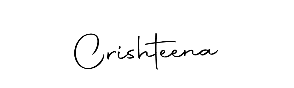 Make a beautiful signature design for name Crishteena. With this signature (Autography-DOLnW) style, you can create a handwritten signature for free. Crishteena signature style 10 images and pictures png