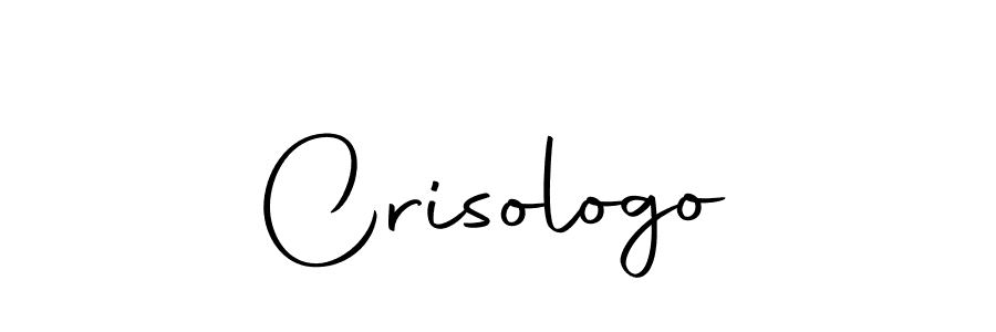Create a beautiful signature design for name Crisologo. With this signature (Autography-DOLnW) fonts, you can make a handwritten signature for free. Crisologo signature style 10 images and pictures png