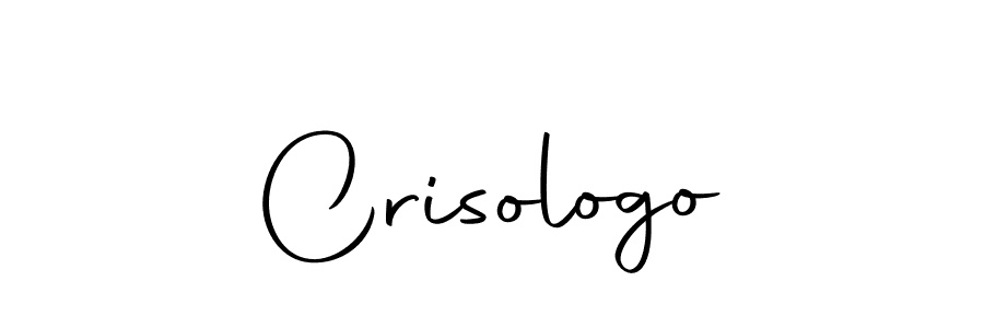 Create a beautiful signature design for name Crisologo. With this signature (Autography-DOLnW) fonts, you can make a handwritten signature for free. Crisologo signature style 10 images and pictures png